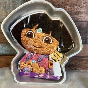 Wilton‎ Dora The Explorer Aluminum Cake Pan Mold Paper Insert 2105-6305 Nick Jr.